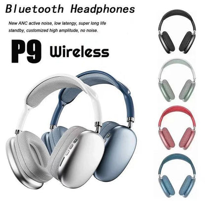 P9 Wireless Bluetooth Headphones – Noise Cancelling, Foldable & Long Battery Life