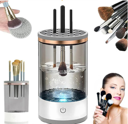 Electric Makeup Brush Cleaner – Automatic Deep Cleaning & Drying Machine for All Brush Types