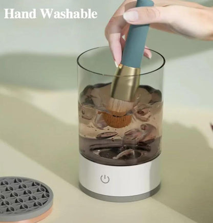 Electric Makeup Brush Cleaner – Automatic Deep Cleaning & Drying Machine for All Brush Types