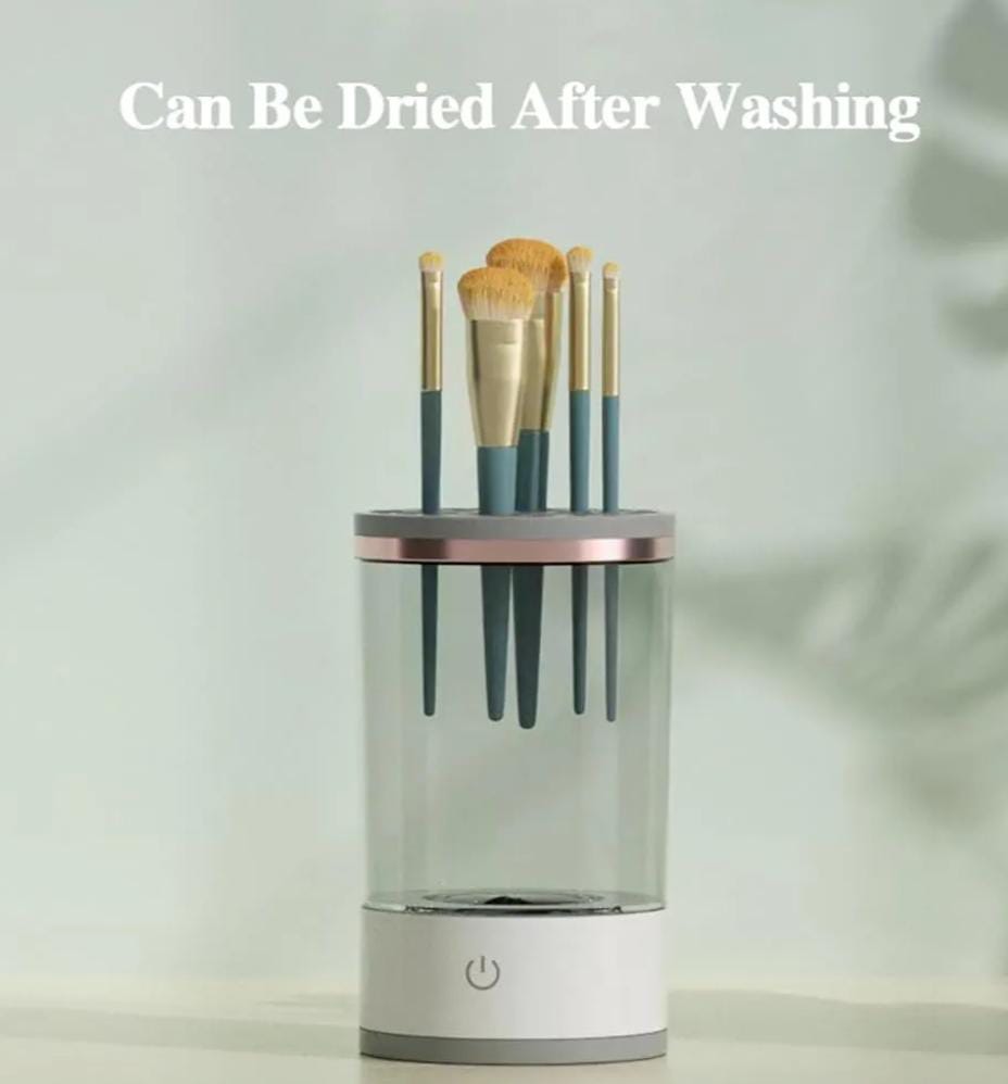 Electric Makeup Brush Cleaner – Automatic Deep Cleaning & Drying Machine for All Brush Types