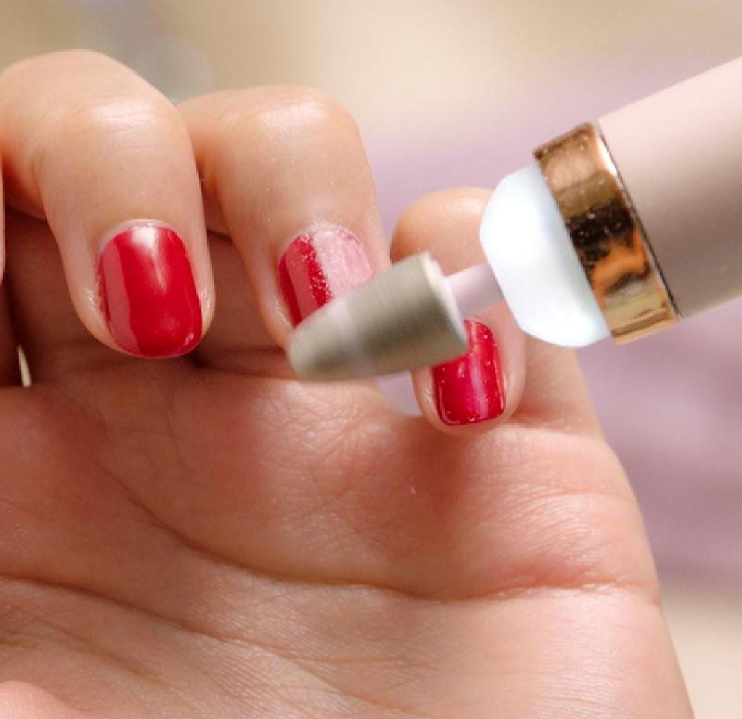 Flawless Nail Salon Trimmer – Rechargeable At-Home Nail Care Kit for Perfect Nails